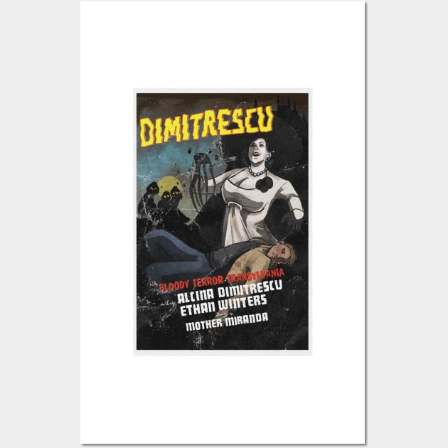 Dimitrescu Poster Wall Art by NeonBo